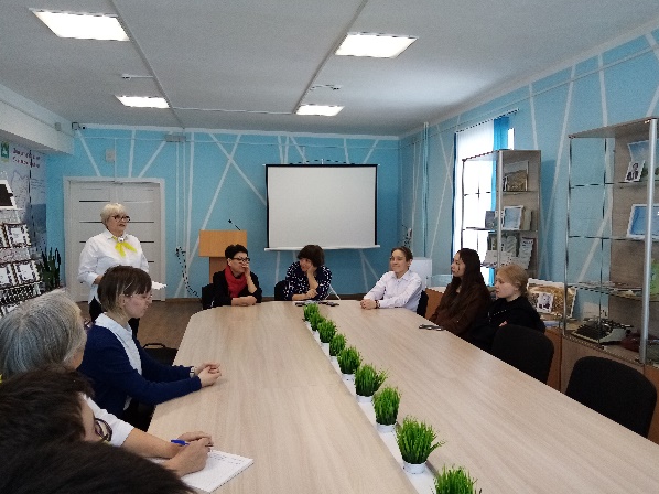 Первое занятие начинающих журналистов